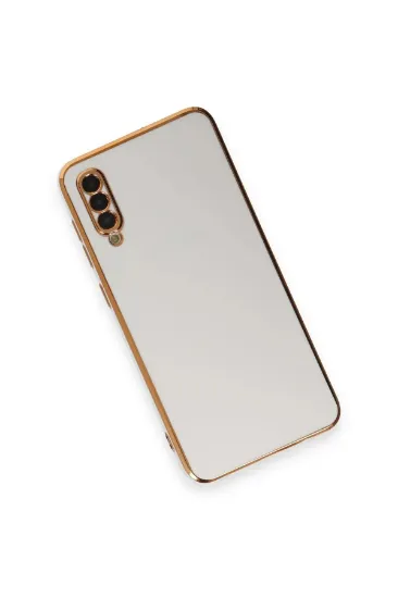 Newface Samsung Galaxy A70 Kılıf Volet Silikon - Beyaz resmi