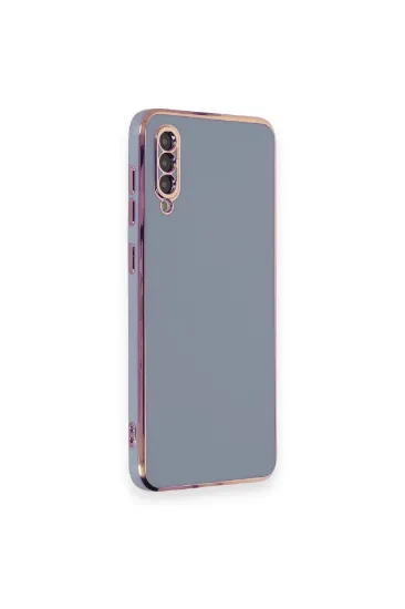 Newface Samsung Galaxy A70 Kılıf Volet Silikon - Mavi resmi