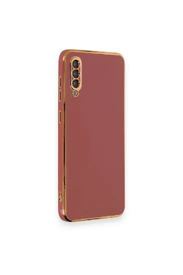 Newface Samsung Galaxy A70 Kılıf Volet Silikon - Kırmızı resmi