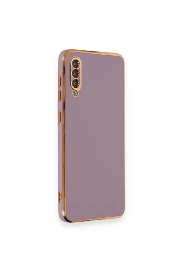 Newface Samsung Galaxy A70 Kılıf Volet Silikon - Mor resmi