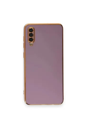 Newface Samsung Galaxy A70 Kılıf Volet Silikon - Mor resmi