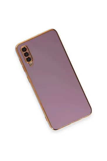 Newface Samsung Galaxy A70 Kılıf Volet Silikon - Mor resmi