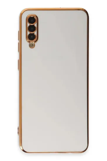 Newface Samsung Galaxy A50 Kılıf Volet Silikon - Beyaz resmi