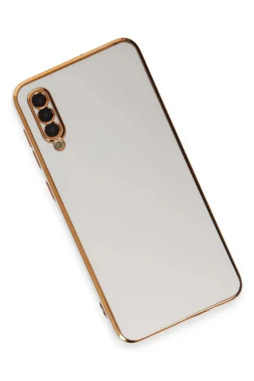 Newface Samsung Galaxy A50 Kılıf Volet Silikon - Beyaz resmi