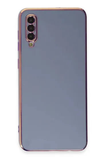 Newface Samsung Galaxy A50 Kılıf Volet Silikon - Mavi resmi