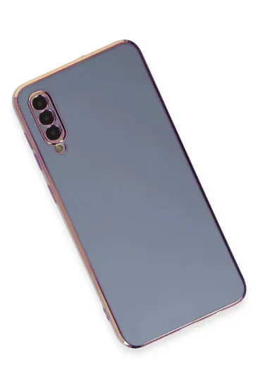Newface Samsung Galaxy A50 Kılıf Volet Silikon - Mavi resmi