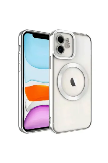 Newface iPhone 11 Kılıf Kross Magneticsafe Kapak - Titan Gri resmi