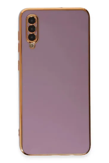 Newface Samsung Galaxy A50 Kılıf Volet Silikon - Mor resmi