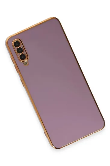 Newface Samsung Galaxy A50 Kılıf Volet Silikon - Mor resmi