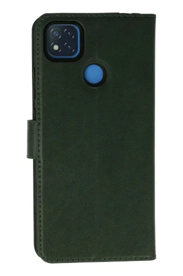Newface Xiaomi Redmi 9C Kılıf Trend S Plus Kapaklı Kılıf - Yeşil resmi