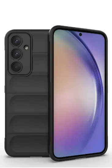 Newface Samsung Galaxy M14 5G Kılıf Optimum Silikon - Siyah resmi