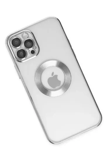 Newface iPhone 12 Pro Max Kılıf Slot Silikon - Gümüş resmi