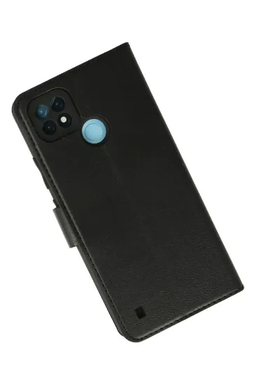 Newface Realme C21 Kılıf Trend S Plus Kapaklı Kılıf - Siyah resmi