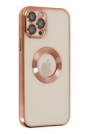 Newface iPhone 12 Pro Max Kılıf Slot Silikon - Rose Gold resmi