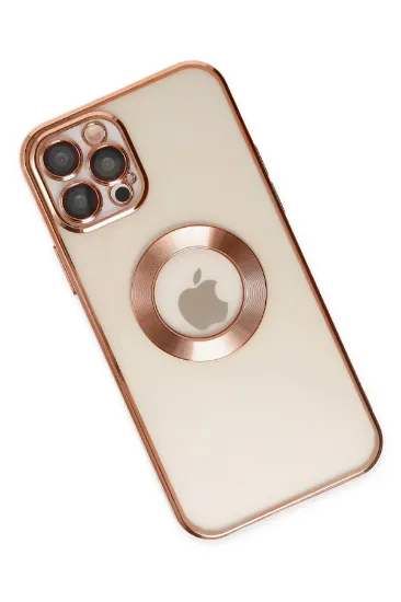 Newface iPhone 12 Pro Max Kılıf Slot Silikon - Rose Gold resmi