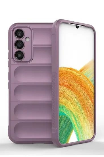 Newface Samsung Galaxy M14 5G Kılıf Optimum Silikon - Mor resmi