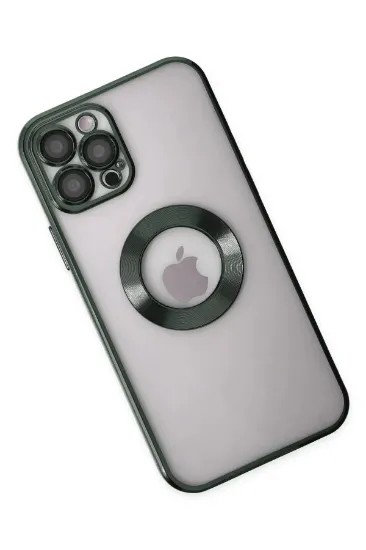 Newface iPhone 12 Pro Max Kılıf Slot Silikon - Köknar Yeşili resmi