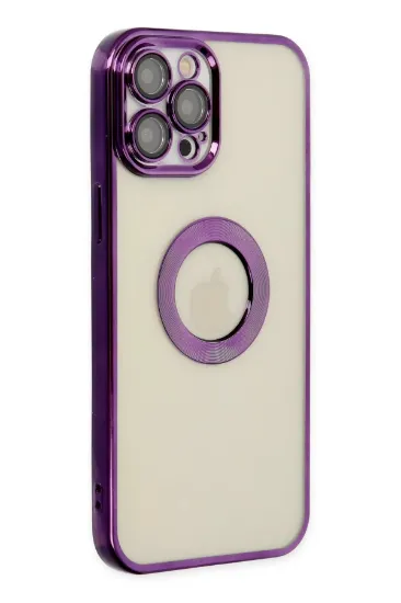 Newface iPhone 12 Pro Max Kılıf Slot Silikon - Mor resmi