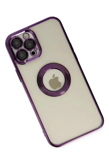 Newface iPhone 12 Pro Max Kılıf Slot Silikon - Mor resmi