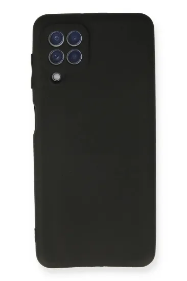 Newface Samsung Galaxy A22 Kılıf First Silikon - Siyah resmi