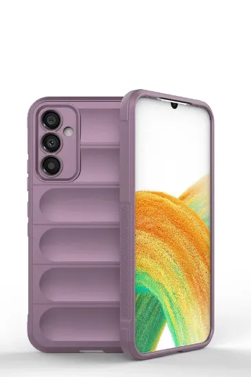 Newface Samsung Galaxy M34 5G Kılıf Optimum Silikon - Mor resmi