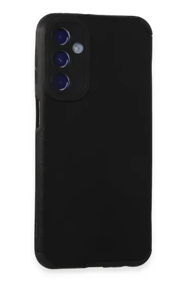 Newface Samsung Galaxy M34 5G Kılıf Loop Deri Silikon - Siyah resmi