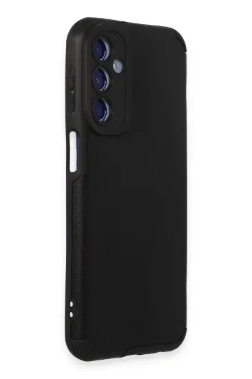 Newface Samsung Galaxy M34 5G Kılıf Loop Deri Silikon - Siyah resmi