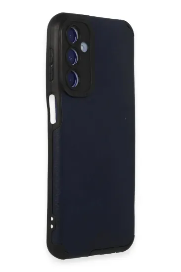 Newface Samsung Galaxy M34 5G Kılıf Loop Deri Silikon - Lacivert resmi