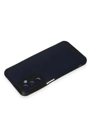 Newface Samsung Galaxy M34 5G Kılıf Loop Deri Silikon - Lacivert resmi