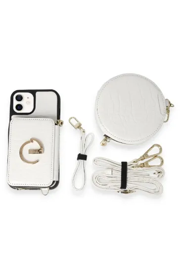 Joko iPhone 11 Kılıf Ermes Kapak - Beyaz resmi