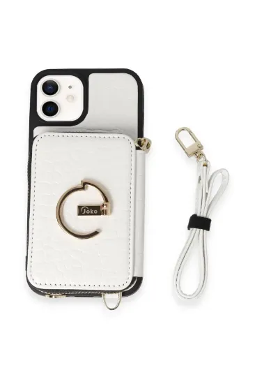 Joko iPhone 11 Kılıf Ermes Kapak - Beyaz resmi