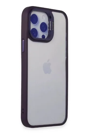 Joko iPhone 14 Pro Kılıf Roblox Lens Standlı Kapak - Derin Mor resmi