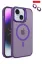 Joko iPhone 15 Plus Flet Lens Magsafe Kapak - Derin Mor resmi