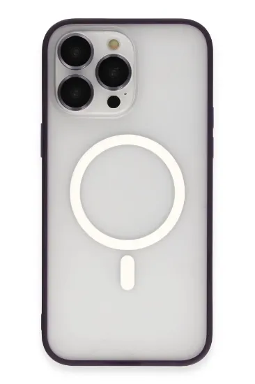 Joko iPhone 14 Pro Max Kılıf Martin Lens Magneticsafe Kapak - Derin Mor resmi