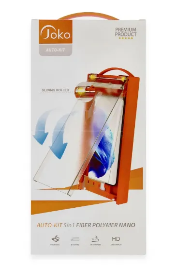 Joko Xiaomi Redmi Note 13 Pro Plus AutoKit 5in1 Fiber Polymer Nano Ekran Koruyucu resmi