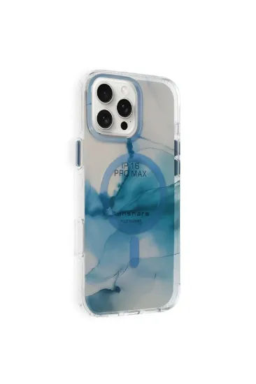 Joko iPhone 16 Pro Max Phantom Magsafe Kapak - Mavi resmi