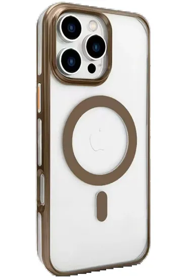 Joko iPhone 16 Pro Gleam PC Sert Magsafe Kılıf - Kahverengi resmi