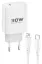 Joko JK89 30W Type-C Çıkışlı Ekstra DC66 1M Type-C to Lightning  Kablolu PD Şarj Cihazı - Beyaz resmi