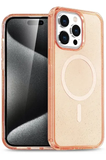 Joko Apple iPhone 15 Pro Max Star Magsafe Kapak - Turuncu resmi