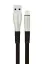 Konfulon S89 Metal Uçlu Lightning Kablo iphone Uyumlu 1M 2.4A - Siyah resmi