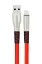 Konfulon S89 Metal Uçlu Lightning Kablo iphone Uyumlu 1M 2.4A - Kırmızı resmi