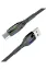 Konfulon S91 Ledli Micro USB Kablo 1M 2.4A - Siyah resmi