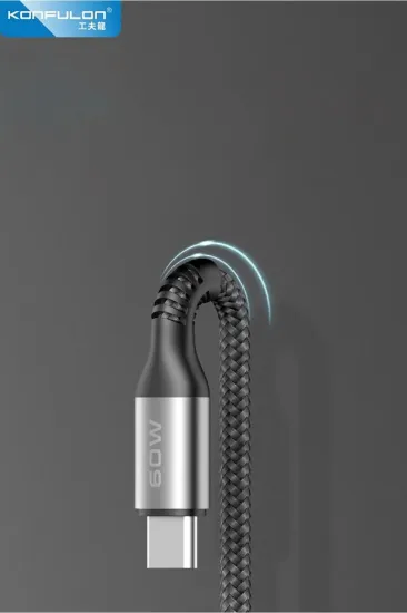 Konfulon DC62 3in1 Type-C to 60W Type-C / 12W Lightning / 15W Micro 1.2M Hızlı Şarj Kablo - Siyah resmi