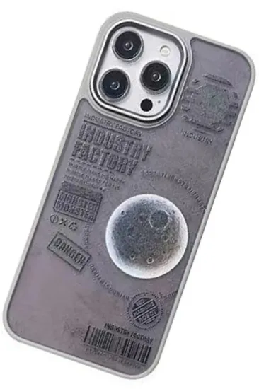 Movenchy iPhone 15 Pro Max Terra Desenli Kapak - Siyah - 2 resmi