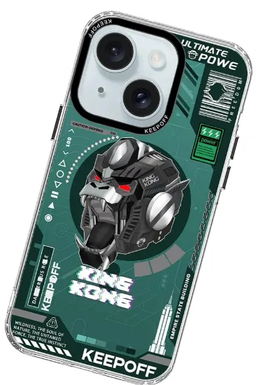 Keep Off iPhone 15 DNA Magsafe Kapak - King Kong resmi