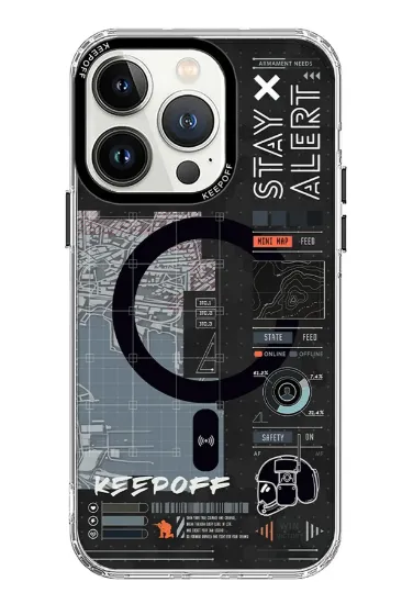 Keep Off iPhone 15 Pro Max Battlefield Magsafe Kapak - Strategy resmi
