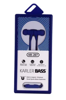 Karler Bass KR-207 Mıknatıslı Kablolu Kulaklık - Lacivert resmi