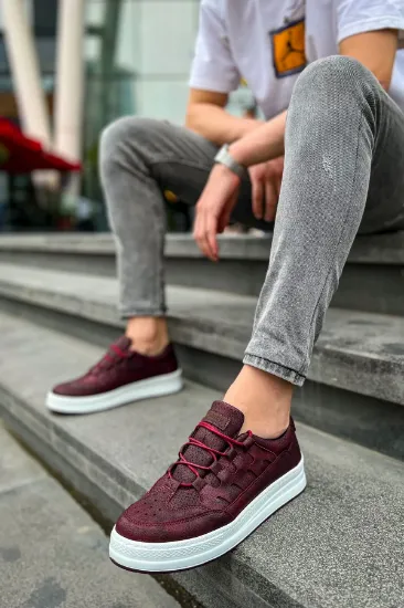 CH040 CBT C-Rey Erkek Ayakkabı BORDO resmi