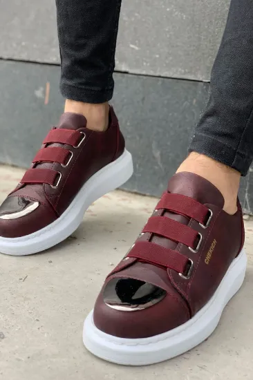 CH251 CBT Mirror Erkek Ayakkabı BORDO resmi