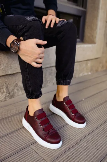 CH253 CBT Mirror Non Erkek Ayakkabı BORDO resmi